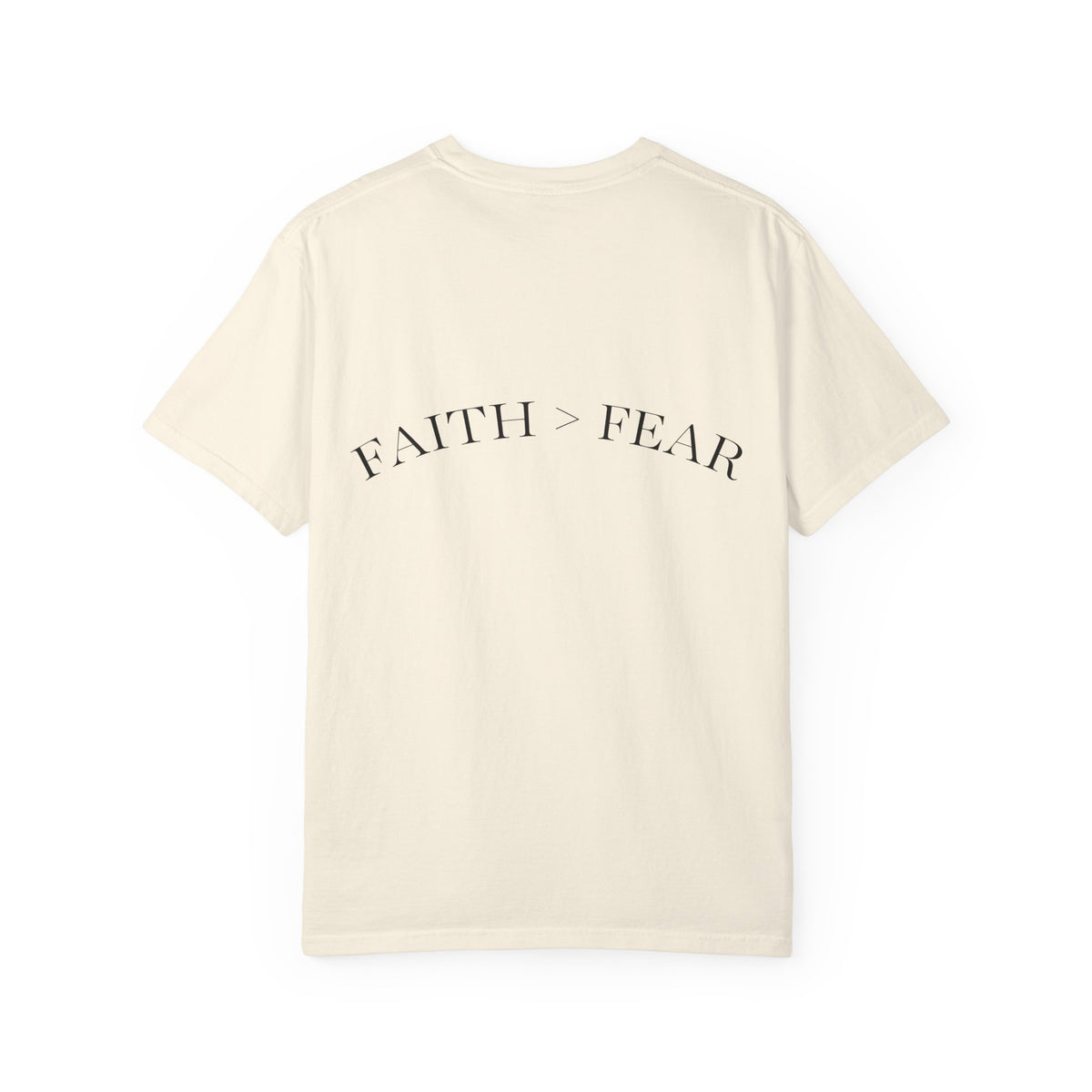 Faith Over Fear T‑Shirt — “Morning Grace” Minimal Christian Tee