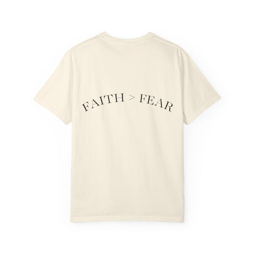 Faith Over Fear T‑Shirt — “Morning Grace” Minimal Christian Tee
