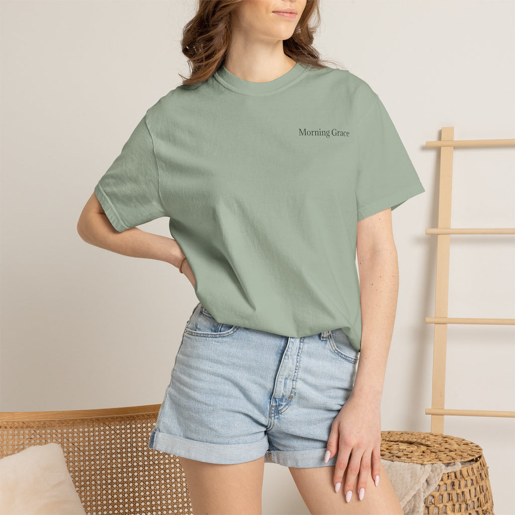 Faith Over Fear T‑Shirt — “Morning Grace” Minimal Christian Tee