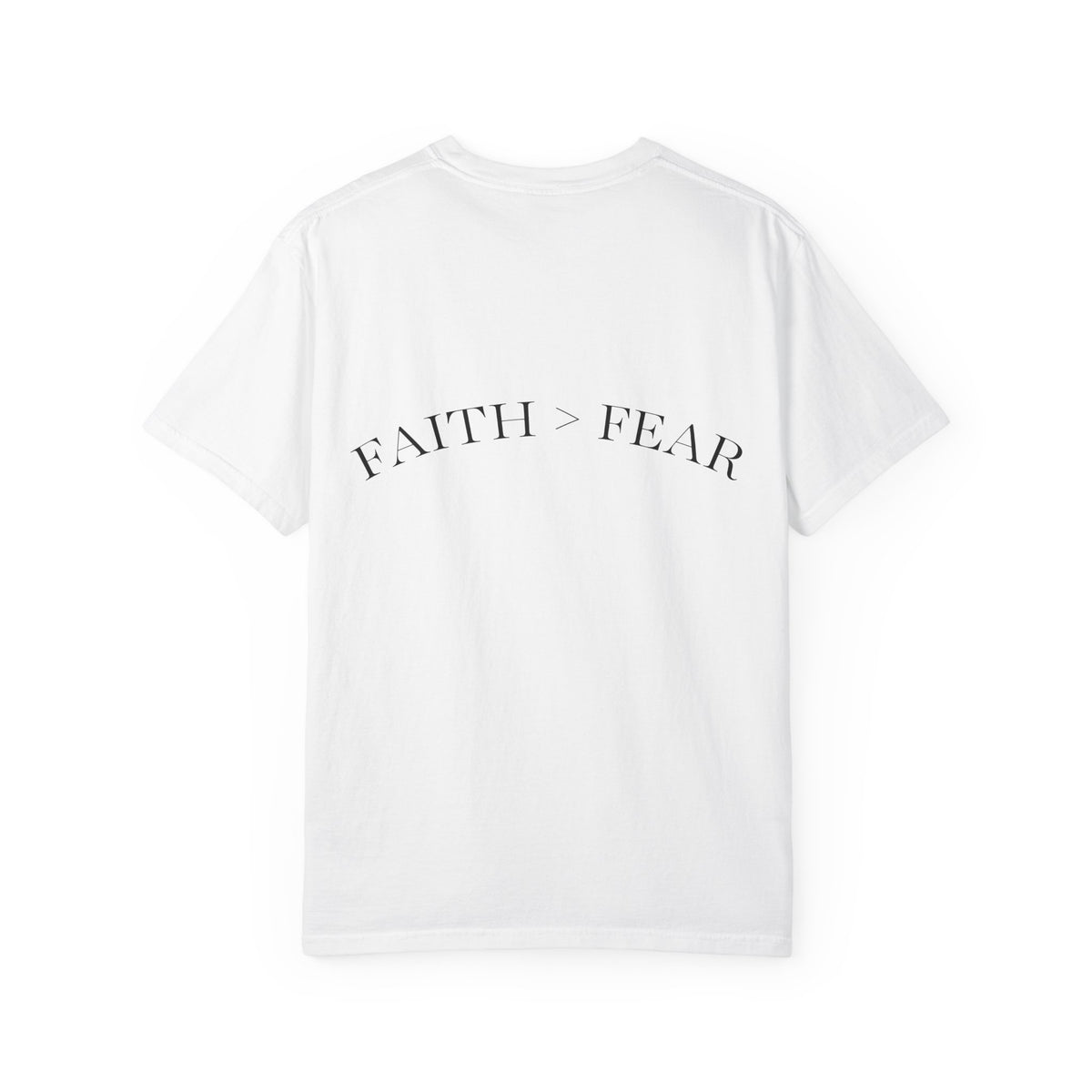 Faith Over Fear T‑Shirt — “Morning Grace” Minimal Christian Tee