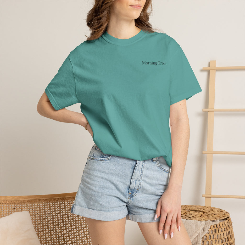 Faith Over Fear T‑Shirt — “Morning Grace” Minimal Christian Tee