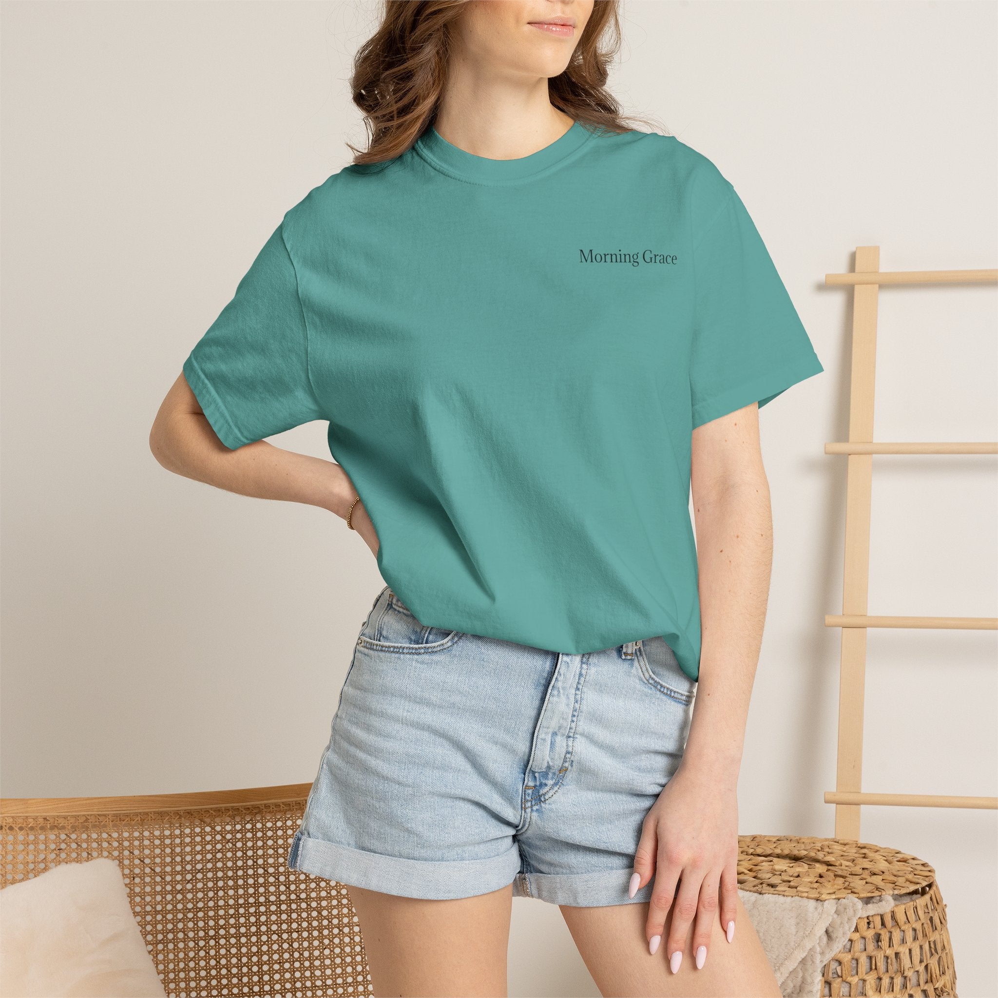 Faith Over Fear T‑Shirt — “Morning Grace” Minimal Christian Tee