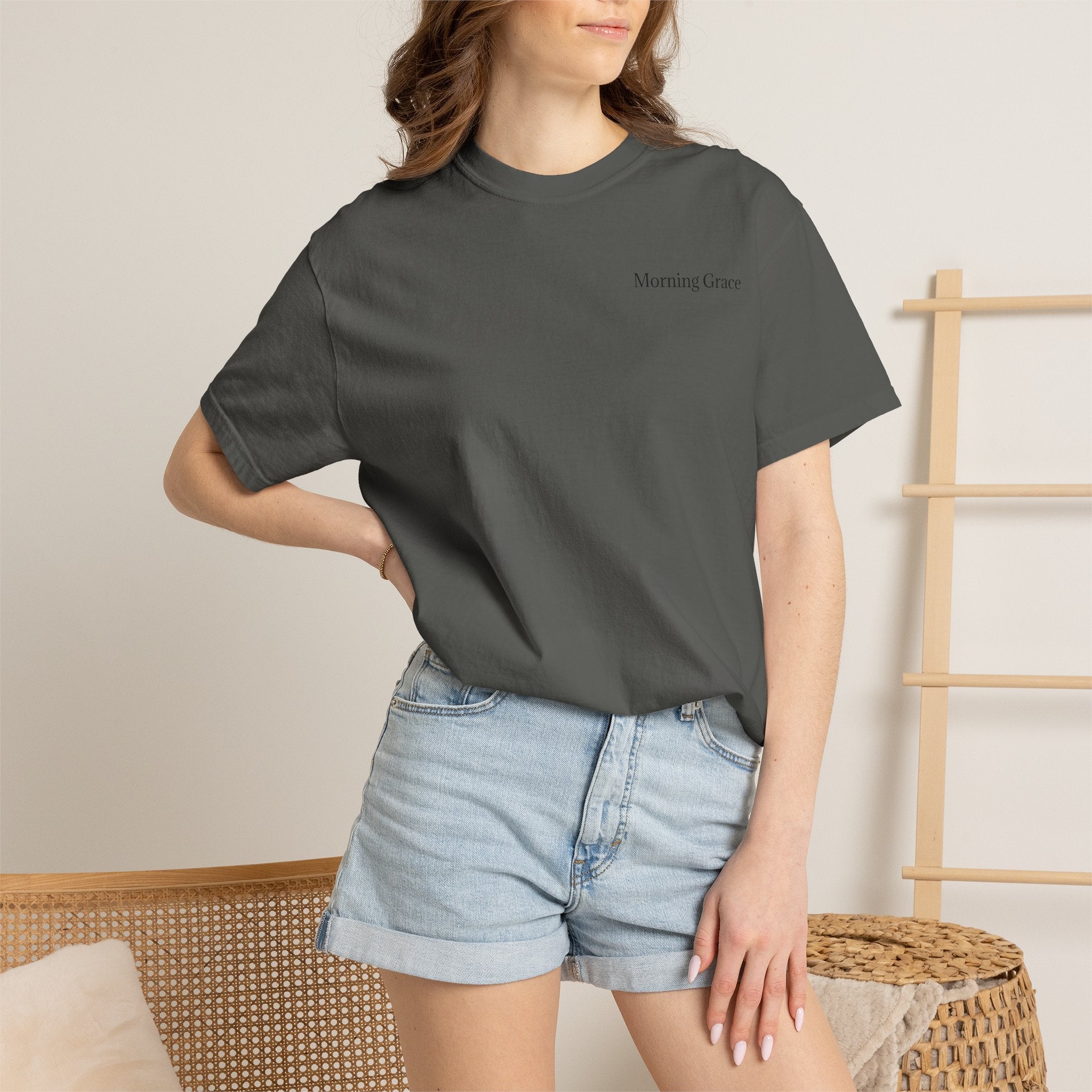 Faith Over Fear T‑Shirt — “Morning Grace” Minimal Christian Tee