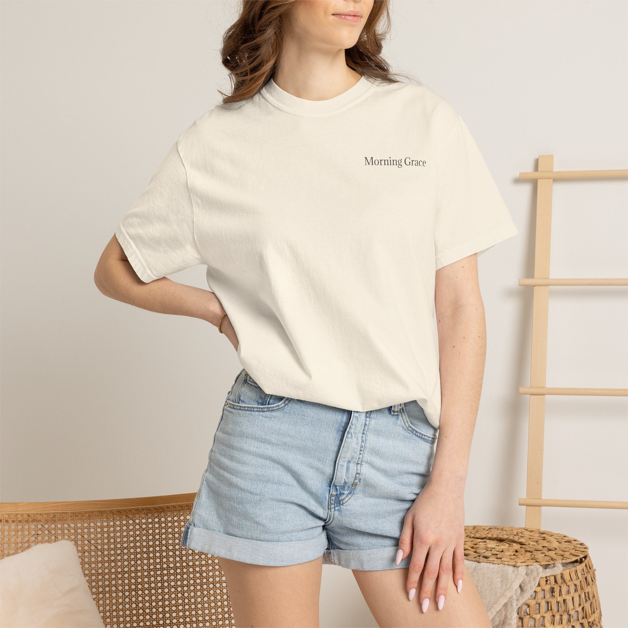 Faith Over Fear T‑Shirt — “Morning Grace” Minimal Christian Tee