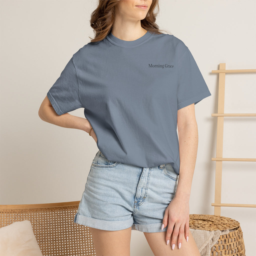 Faith Over Fear T‑Shirt — “Morning Grace” Minimal Christian Tee