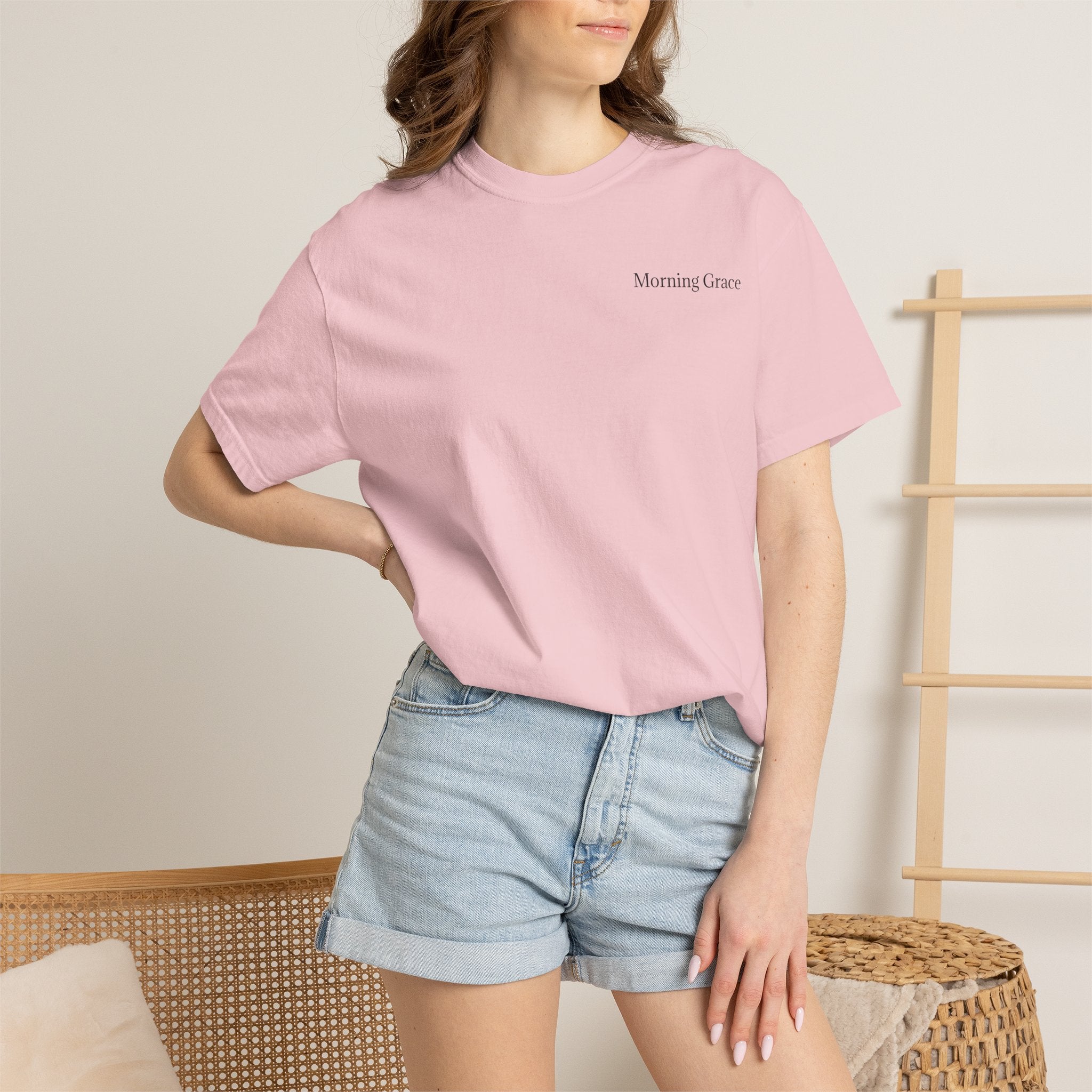 Faith Over Fear T‑Shirt — “Morning Grace” Minimal Christian Tee