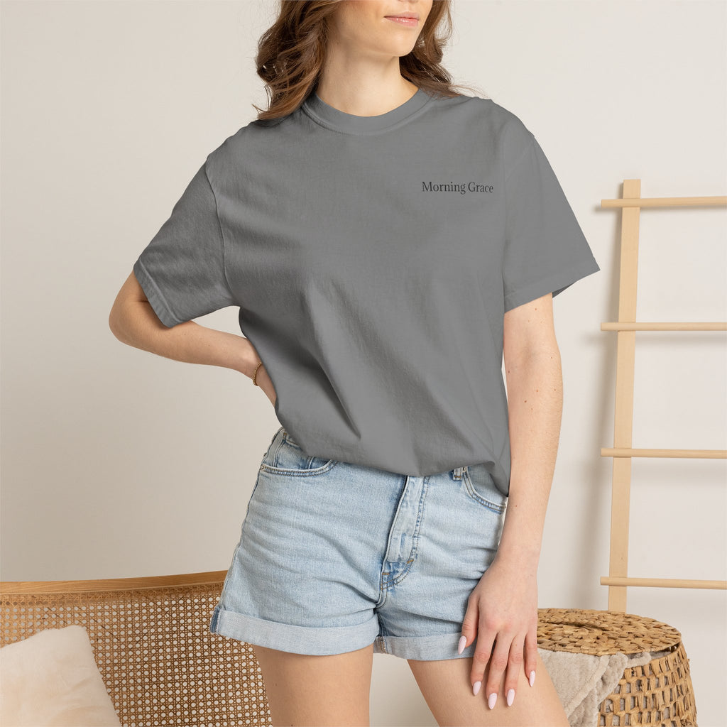 Faith Over Fear T‑Shirt — “Morning Grace” Minimal Christian Tee