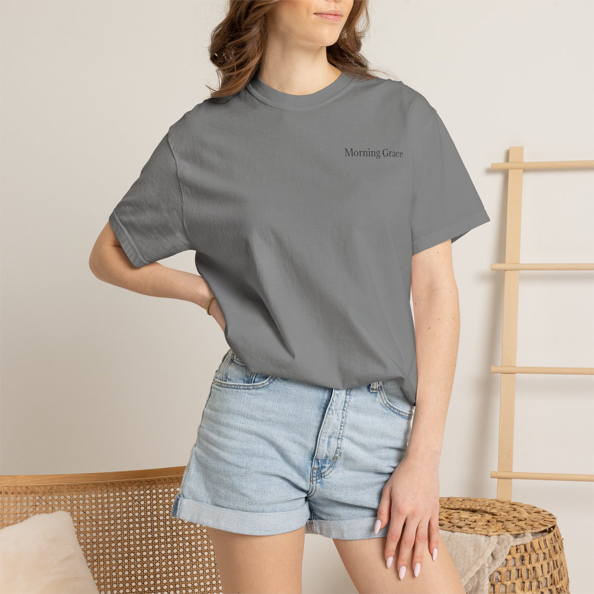 Faith Over Fear T‑Shirt — “Morning Grace” Minimal Christian Tee
