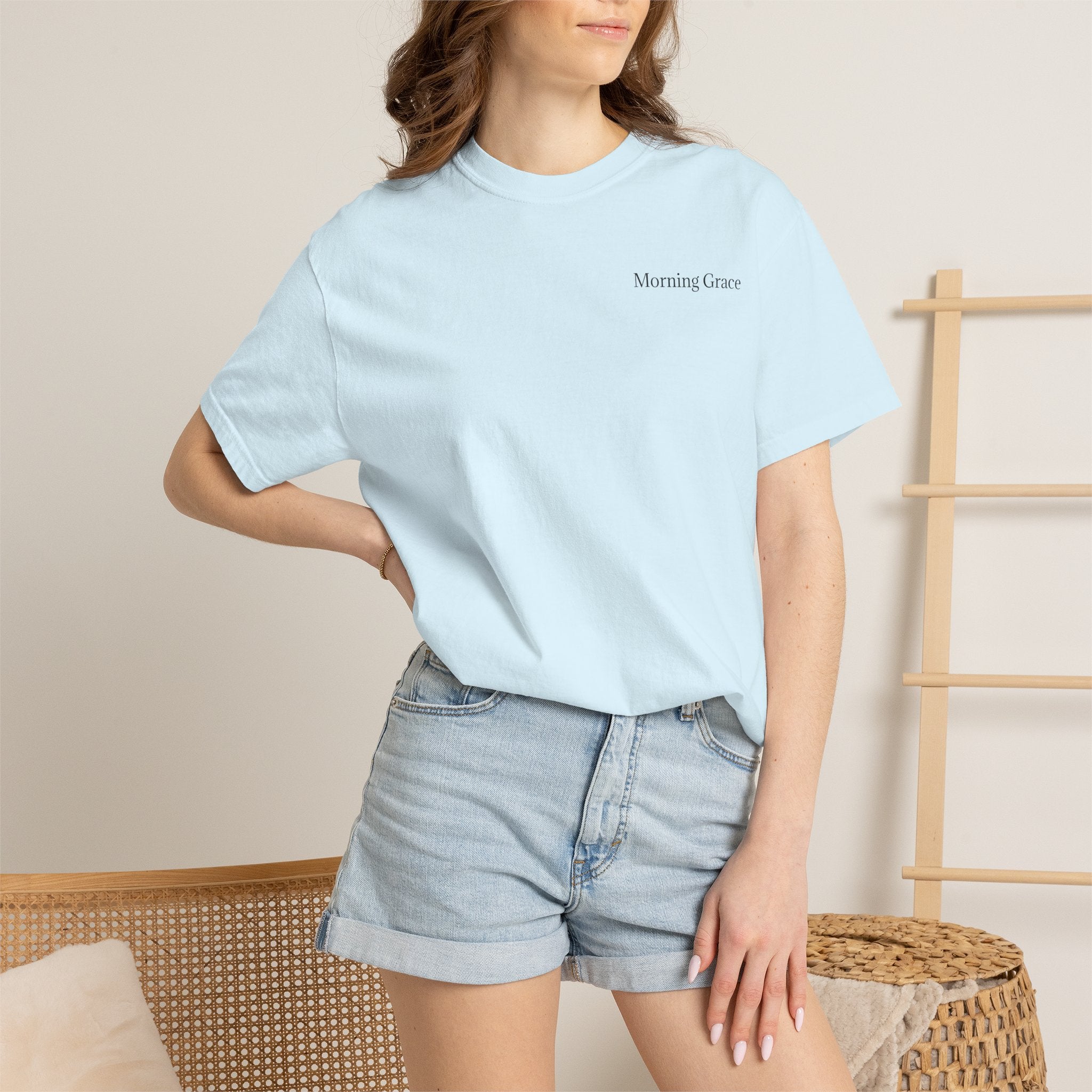 Faith Over Fear T‑Shirt — “Morning Grace” Minimal Christian Tee